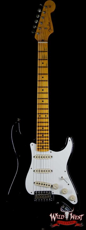 Fender Custom Shop 1957 Stratocaster Maple Neck Journeyman Relic with Dirty Neck Black