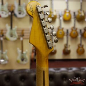 Fender Custom Shop 1957 Stratocaster Maple Neck Journeyman Relic with Dirty Neck Black - Image 9
