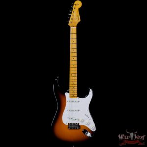 Fender Custom Shop Thin Skin 1957 Stratocaster with Hand-Wound Pickups NOS 2 Tone Sunburst - Image 3