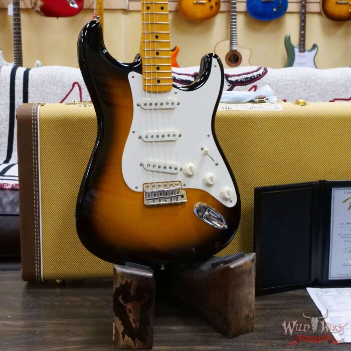 Fender Custom Shop Thin Skin 1957 Stratocaster with Hand-Wound Pickups NOS 2 Tone Sunburst - Image 8
