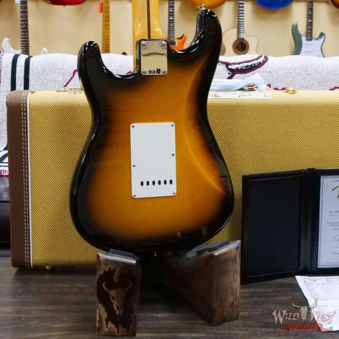 Fender Custom Shop Thin Skin 1957 Stratocaster with Hand-Wound Pickups NOS 2 Tone Sunburst - Image 11