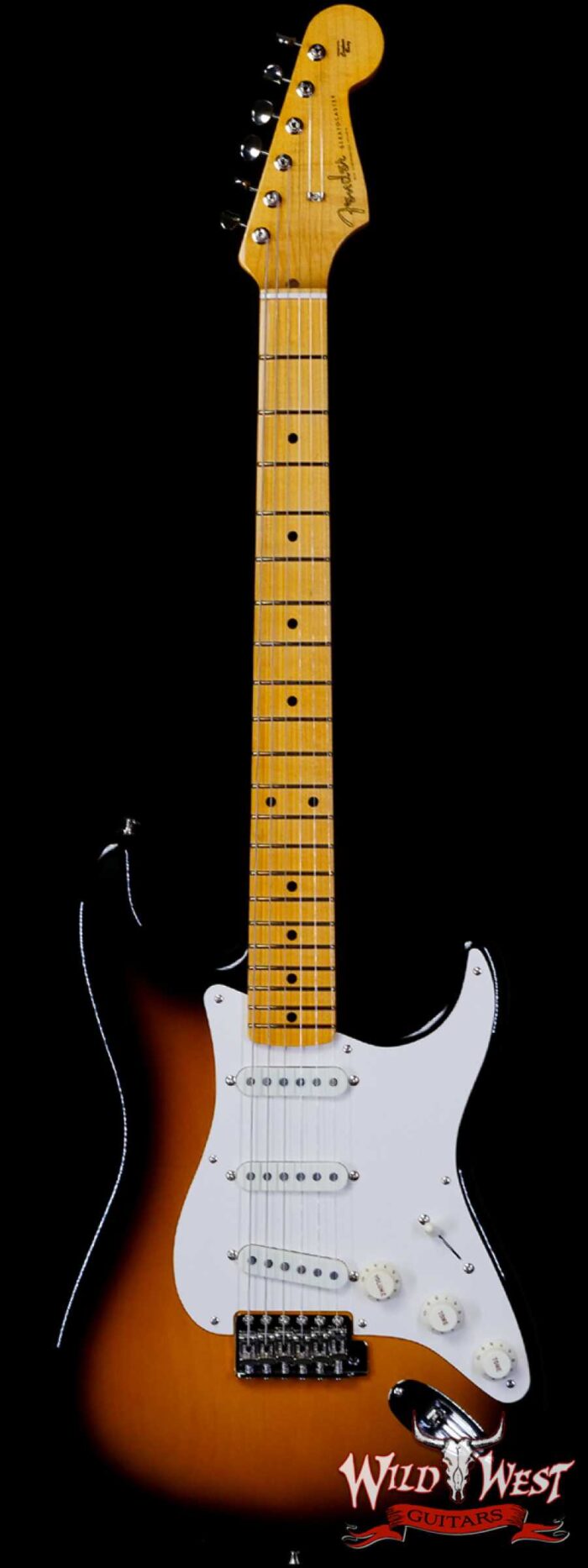 Fender Custom Shop Thin Skin 1957 Stratocaster with Hand-Wound Pickups NOS 2 Tone Sunburst - Image 1