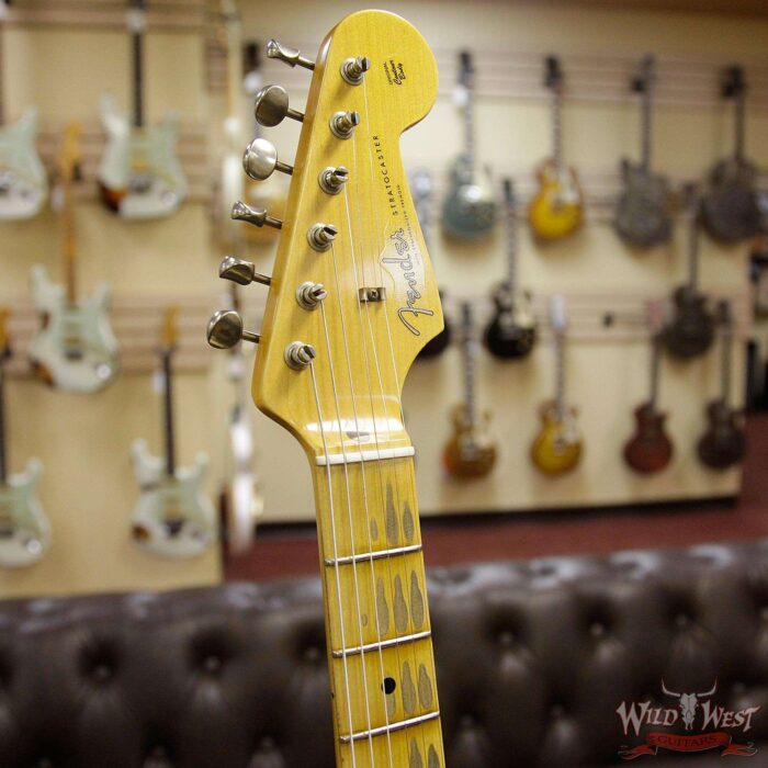 Fender Custom Shop 1957 Stratocaster Relic Maple Fretboard 2 Tone Sunburst - Image 9