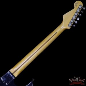 Fender Custom Shop Collection 1957 Stratocaster Relic Maple Neck & Fretboard Black - Image 10