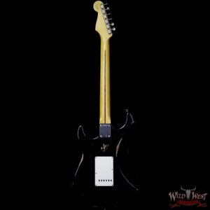 Fender Custom Shop 1957 Stratocaster Relic Maple Neck Black - Image 5