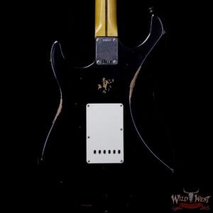 Fender Custom Shop 1957 Stratocaster Relic Maple Neck Black - Image 6