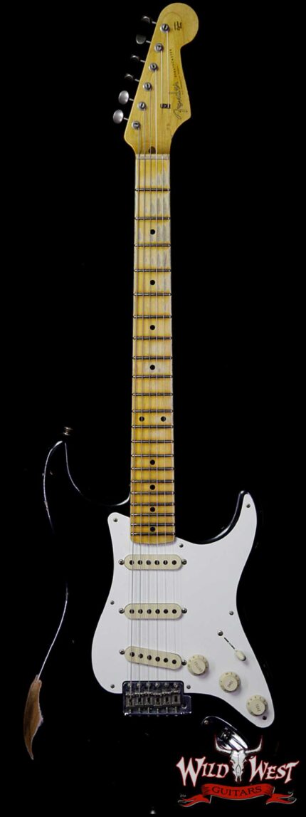 Fender Custom Shop 1957 Stratocaster Relic Maple Neck Black