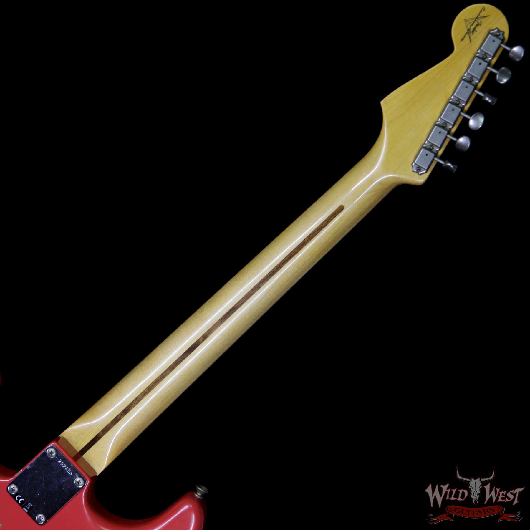 fendercs-1957stratrelic-frd-r92655-nb__wwg.jpg 2018 Fender Custom Shop 1957 Stratocaster Relic Maple Neck Fiesta Red - Image 11