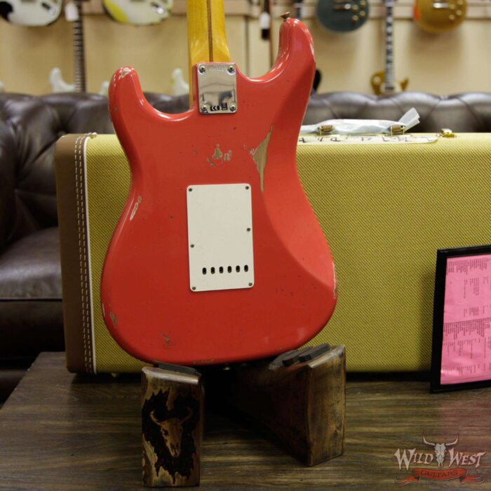Fender Custom Shop 1957 Stratocaster Relic Maple Neck Fiesta Red - Image 15