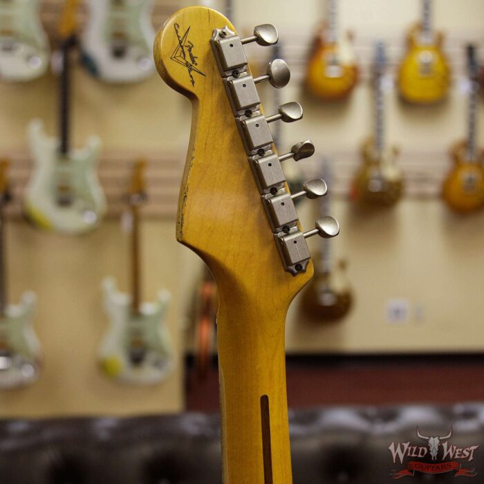Fender Custom Shop 1957 Stratocaster Relic Maple Neck Fiesta Red - Image 9
