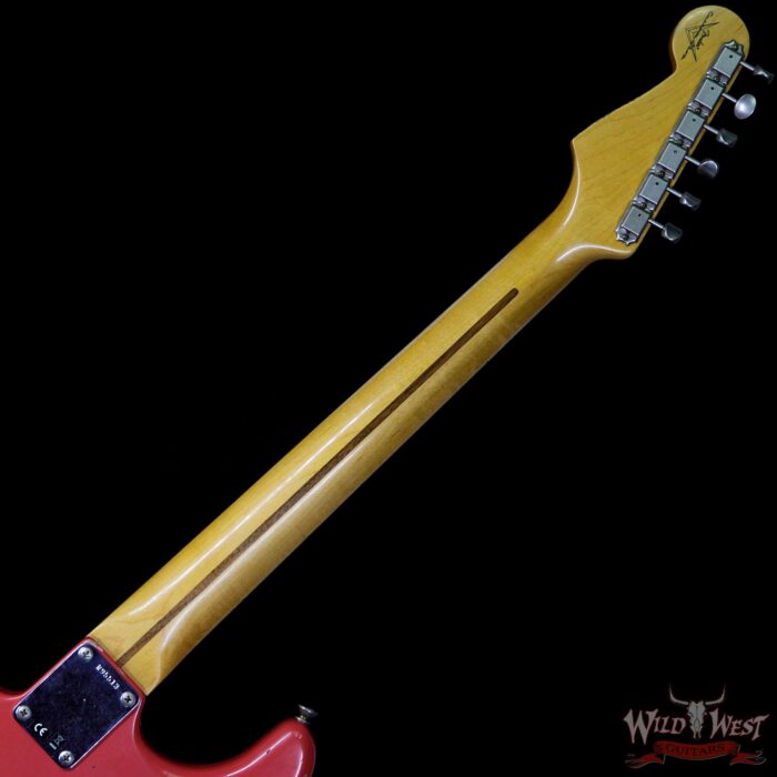 Fender Custom Shop 1957 Stratocaster Relic Maple Neck Fiesta Red - Image 10
