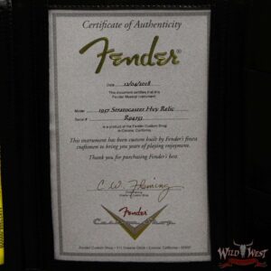 Fender Custom Shop 1957 Stratocaster Heavy Relic Maple Neck Surf Green - Image 11