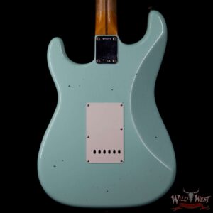 Fender Custom Shop 1957 Stratocaster Relic Maple Neck Surf Green - Image 6