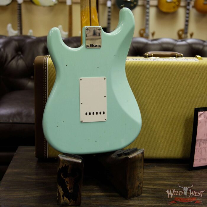 Fender Custom Shop 1957 Stratocaster Relic Maple Neck Surf Green - Image 14