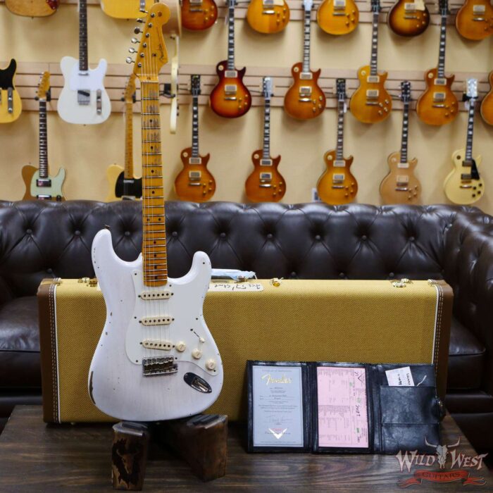 Fender Custom Shop 1957 Stratocaster Relic Ash Body Quartersawn Maple Neck Mary Kaye Blonde - Image 6