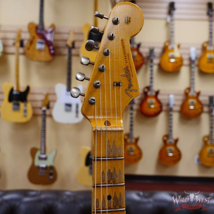 Fender Custom Shop 1957 Stratocaster Relic Ash Body Quartersawn Maple Neck Mary Kaye Blonde - Image 7