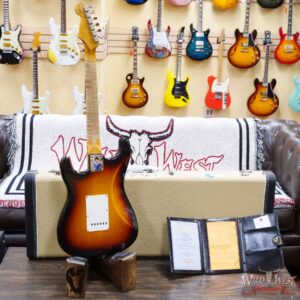 Fender Custom Shop Limited Edition 1959 59’ Special Stratocaster Flame Maple Neck Journeyman Relic Super Faded 3 Tone Sunburst - Image 9