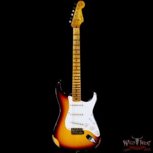 Fender Custom Shop 1958 58’ Stratocaster Relic Faded Aged Chocolate 3-Color Sunburst - Image 3