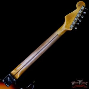 Fender Custom Shop 1958 58’ Stratocaster Relic Faded Aged Chocolate 3-Color Sunburst - Image 5