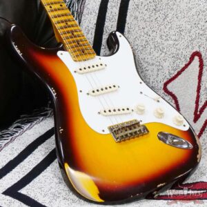 Fender Custom Shop 1958 58’ Stratocaster Relic Faded Aged Chocolate 3-Color Sunburst - Image 8