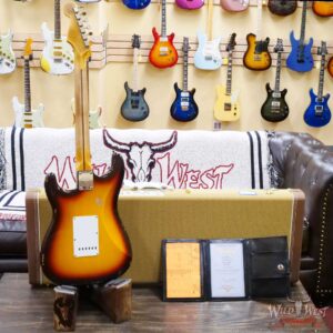 Fender Custom Shop 1958 58’ Stratocaster Relic Faded Aged Chocolate 3-Color Sunburst - Image 10