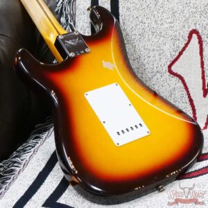 Fender Custom Shop 1958 58’ Stratocaster Relic Faded Aged Chocolate 3-Color Sunburst - Image 12