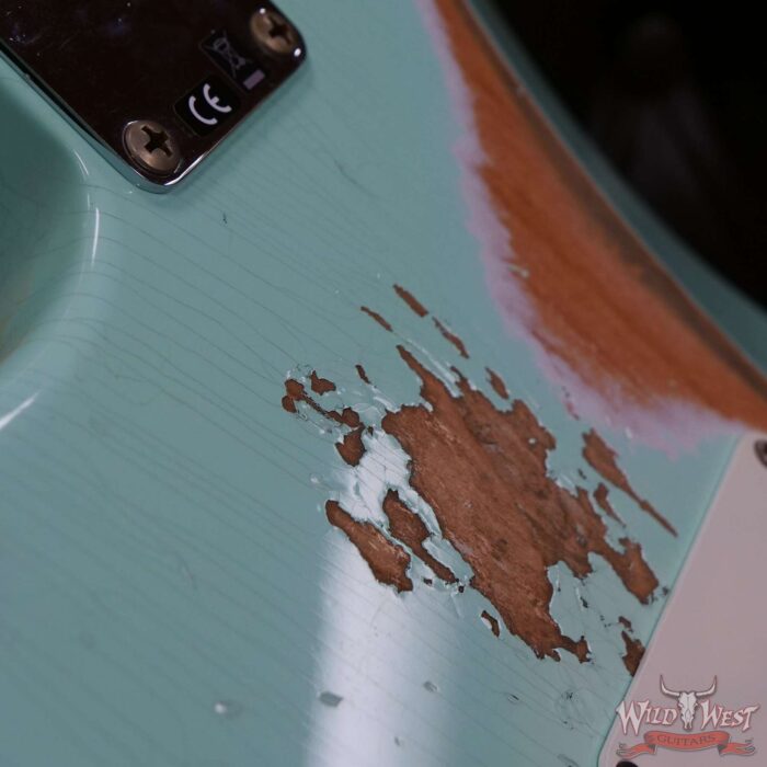 Fender Custom Shop 1959 Stratocaster AAA Rosewood Board Hand-Wound Pickups Heavy Relic Faded Aged Surf Green - Image 13