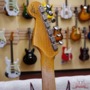 Fender Custom Shop 1959 Stratocaster AAA Rosewood Board Relic Faded Aged Burgundy Mist Metallic - Image 10