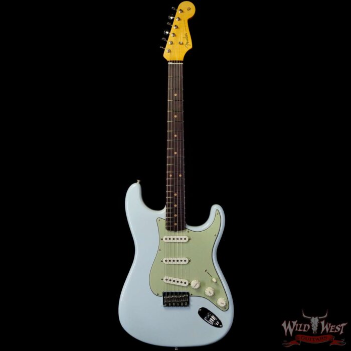 Fender Custom Shop Vintage Custom ‘59 1959 Hardtail Stratocaster Time Capsule Package Faded Aged Sonic Blue - Image 3