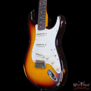 Fender Custom Shop Limited Edition 1959 59’ Stratocaster Relic Super Faded Chocolate 3-Color Sunburst - Image 2