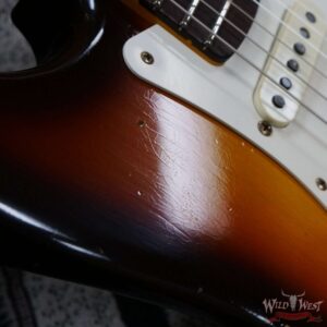 Fender Custom Shop Limited Edition 1959 59’ Stratocaster Relic Super Faded Chocolate 3-Color Sunburst - Image 9