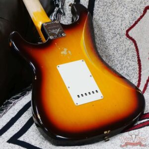 Fender Custom Shop Limited Edition 1959 59’ Stratocaster Relic Super Faded Chocolate 3-Color Sunburst - Image 13
