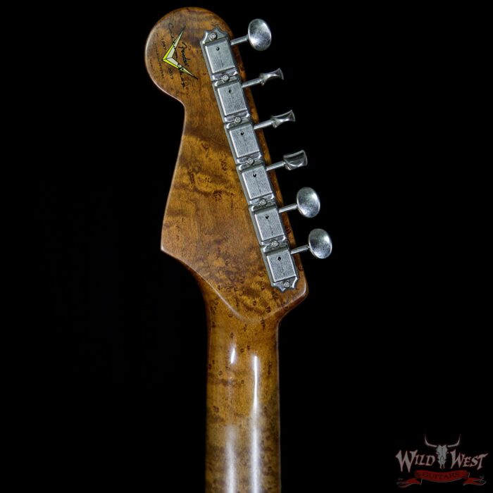 2017 NAMM Fender Custom Shop 30th Anniversary LTD 1960 Roasted Stratocaster Relic Faded Sonic Blue - Image 10