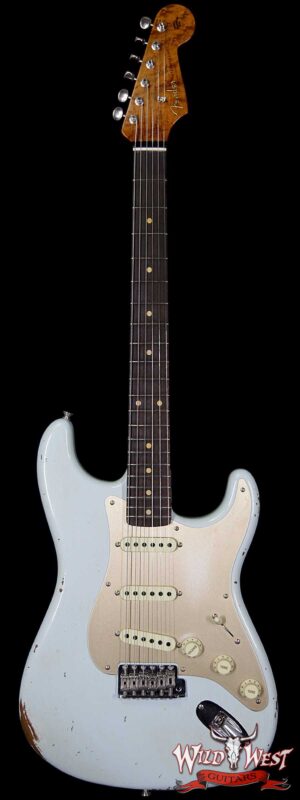 2017 NAMM Fender Custom Shop 30th Anniversary LTD 1960 Roasted Stratocaster Relic Faded Sonic Blue