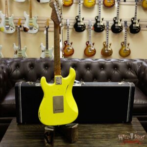 2017 NAMM Fender Custom Shop 30th Anniversary LTD 1960 Roasted Stratocaster Relic Graffiti Yellow - Image 14