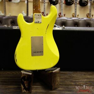 2017 NAMM Fender Custom Shop 30th Anniversary LTD 1960 Roasted Stratocaster Relic Graffiti Yellow - Image 15