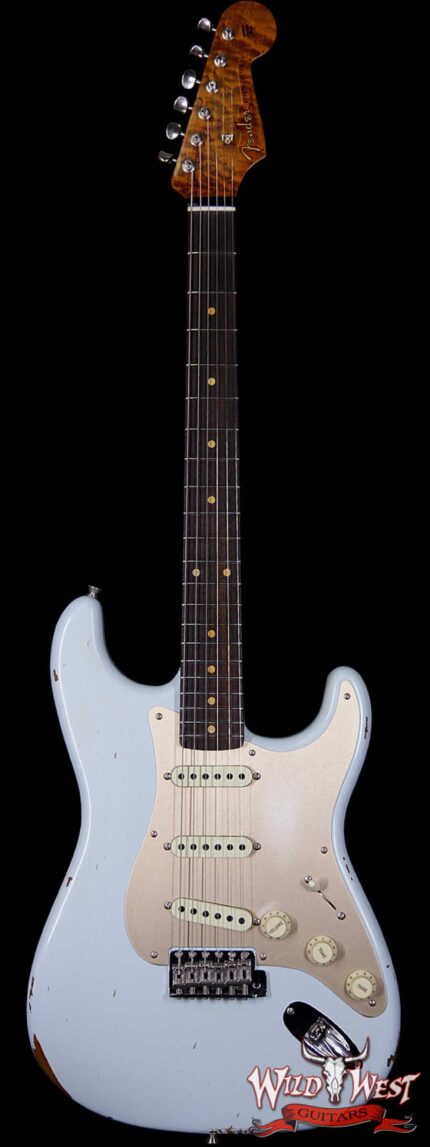 2017 NAMM Fender Custom Shop 30th Anniversary LTD 1960 Roasted Stratocaster Relic Faded Sonic Blue