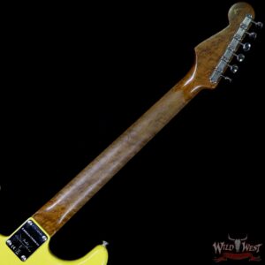 2017 NAMM Fender Custom Shop 30th Anniversary LTD 1960 Roasted Stratocaster Relic Graffiti Yellow - Image 11