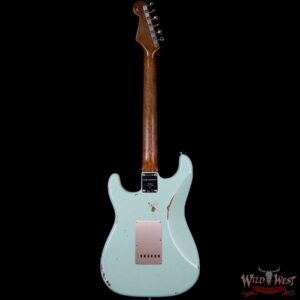2017 NAMM Fender Custom Shop 30th Anniversary LTD 1960 Roasted Stratocaster Relic Aged Surf Green - Image 6