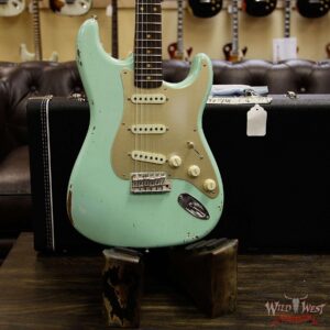 2017 NAMM Fender Custom Shop 30th Anniversary LTD 1960 Roasted Stratocaster Relic Aged Surf Green - Image 13