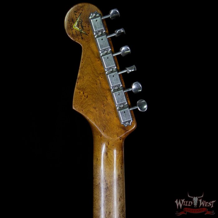 2017 NAMM Fender Custom Shop 30th Anniversary LTD 1960 Roasted Stratocaster Relic Aged Surf Green - Image 10