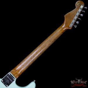2017 NAMM Fender Custom Shop 30th Anniversary LTD 1960 Roasted Stratocaster Relic Aged Surf Green - Image 11