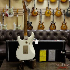 Fender Custom Shop 1960 Roasted Stratocaster Relic AAA Birdseye Maple Neck 3A Rosewood Slab Board Aged Olympic White - Image 14