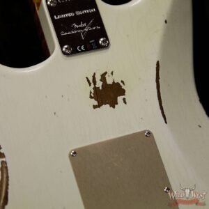 Fender Custom Shop 1960 Roasted Stratocaster Relic AAA Birdseye Maple Neck 3A Rosewood Slab Board Aged Olympic White - Image 16