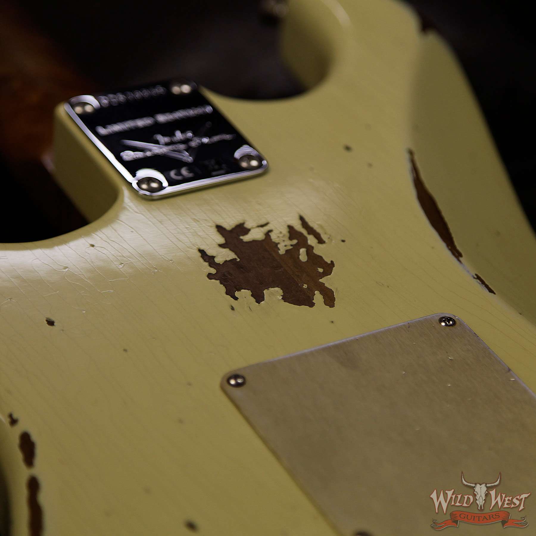fendercs-1960rststrat-aow-cz539865-d6__wwg.jpg Fender Custom Shop 1960 Roasted Stratocaster Relic AAA Birdseye Maple Neck 3A Rosewood Slab Board Aged Vintage White - Image 16