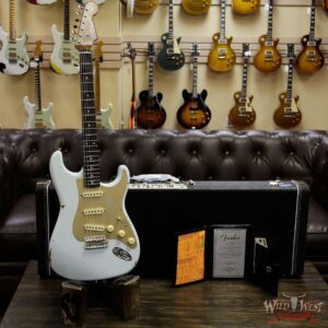 Fender Custom Shop 1960 Roasted Stratocaster Relic Birdseye Neck Rosewood Fingerboard Faded Sonic Blue - Image 11