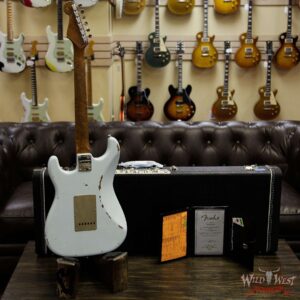 Fender Custom Shop 1960 Roasted Stratocaster Relic Birdseye Neck Rosewood Fingerboard Faded Sonic Blue - Image 13