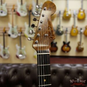 Fender Custom Shop 1960 Roasted Stratocaster Relic Birdseye Neck Rosewood Fingerboard Faded Sonic Blue - Image 7