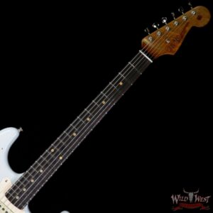 Fender Custom Shop 1960 Roasted Stratocaster Relic Birdseye Neck Rosewood Fingerboard Faded Sonic Blue - Image 8