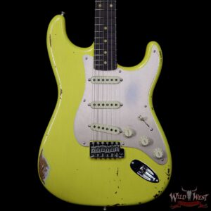 Fender Custom Shop 1960 Roasted Stratocaster Relic Birdseye Maple Neck AAA Rosewood Graffiti Yellow - Image 3